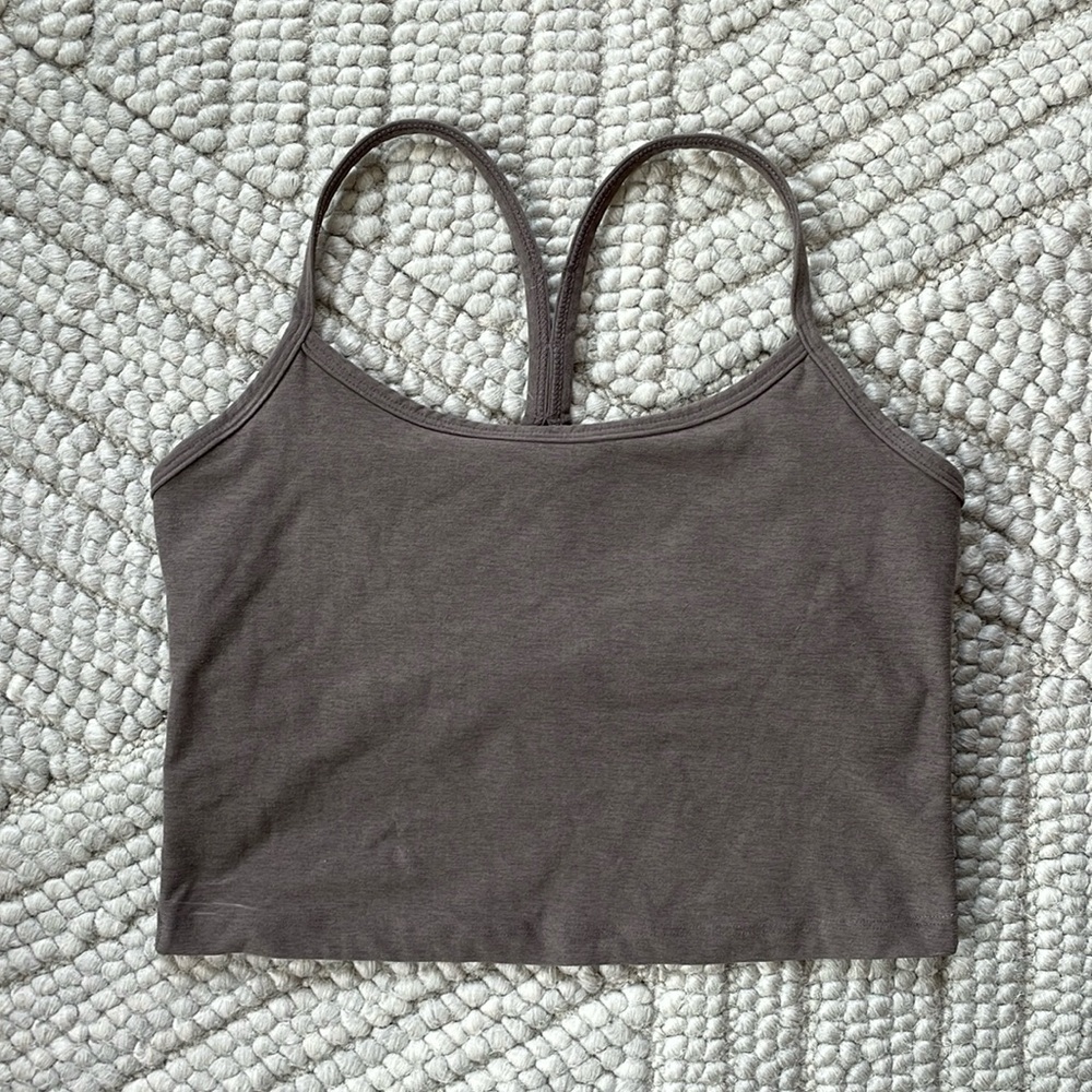 Beyond Yoga slim racetrack cropped tank - medium
